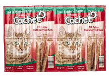تشویقی مدادی گربه کچت (Cachet) در 4 طعم سیب، گوجه فرنگی، هویج و سبزیجات