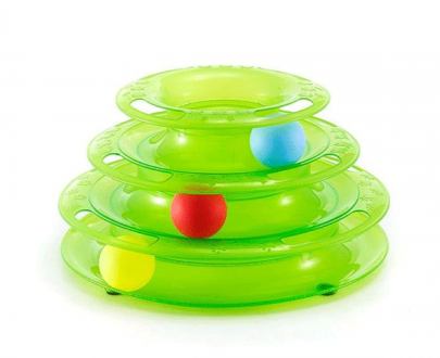 برج بازی ریلی 3 طبقه گربه