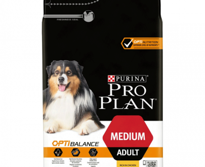 غذای خشک سگ بالغ پروپلن مخصوص نژاد متوسط؛ غنی شده در مرغ