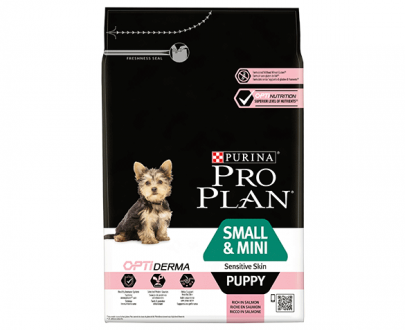 غذای خشک توله سگ پروپلن مخصوص نژاد کوچک و متوسط با پوست حساس؛ غنی شده با ماهی سالمون