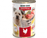 کنسرو سگ Bewi Dog تهیه شده از گوشت مرغ