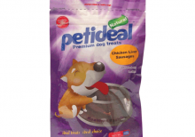 تشویقی سگ Petideal؛ سوسیس جگر مرغ