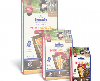 غذای خشک سگ بوش Bosch مخصوص نژاد کوچک؛ تهیه شده از بره و برنج