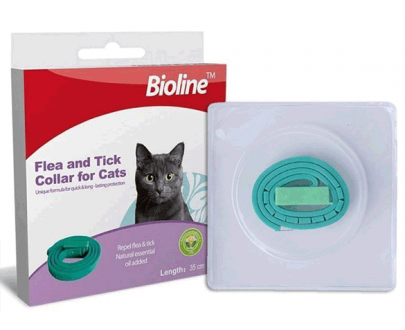 قلاده ضد کک و کنه گربه بایولاین