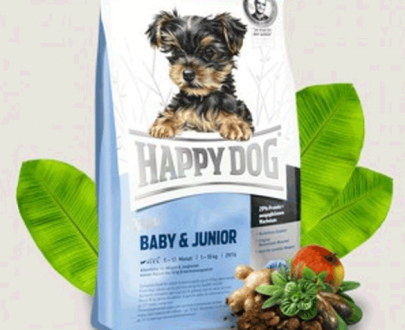 غذای خشک سگ هپی داگ Mini Baby & Junior