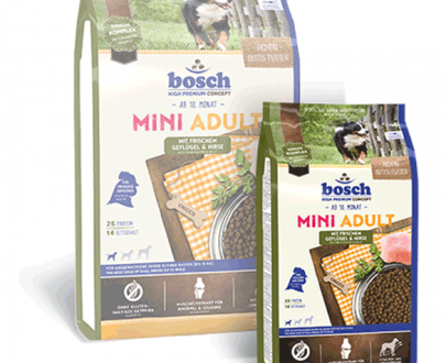 غذای خشک سگ بوش Bosch مخصوص نژاد کوچک؛ تهیه شده از مرغ تازه و گندم