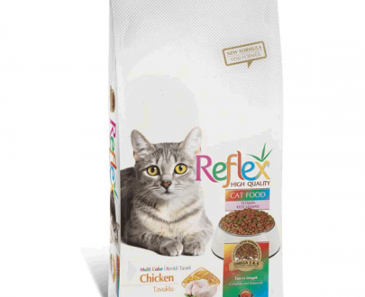 غذای خشک گربه رفلکس تهیه شده از مرغ؛ Multi Color