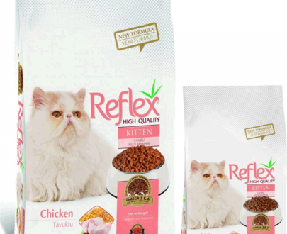 غذای خشک بچه گربه رفلکس تهیه شده از مرغ