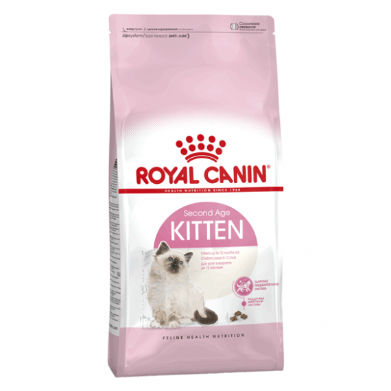 خرید غذای خشک بچه گربه رویال کنین Kitten؛ 4 تا 12 ماه | پت شاپ روژدا