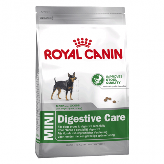 غذای خشک سگ رویال کنین Digestive Care؛ مخصوص نژادهای کوچک با گوارش حساس