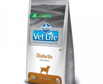 غذای درمانی وت لایف (Vet Life)؛ مخصوص سگ های دیابتی