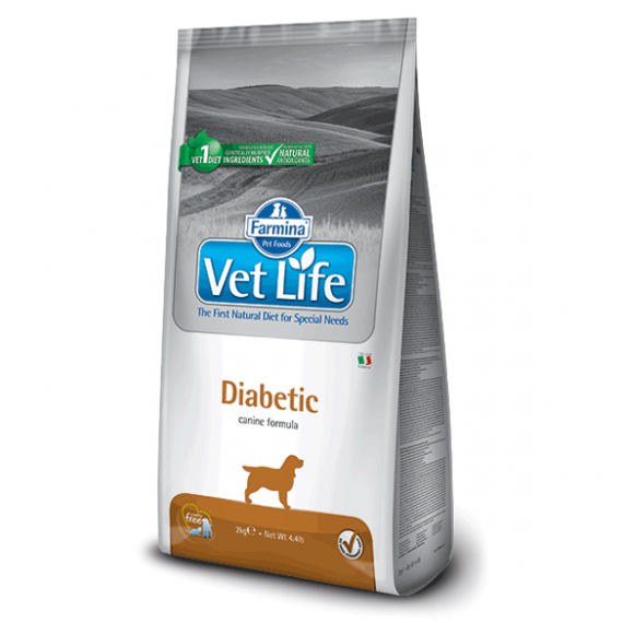غذای درمانی وت لایف (Vet Life)؛ مخصوص سگ های دیابتی