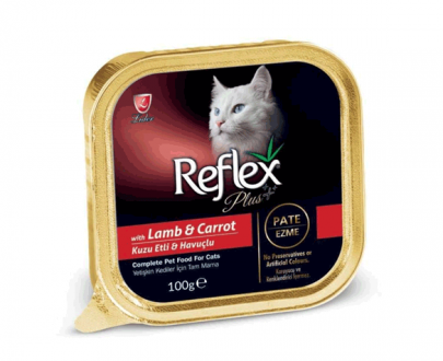 خوراک کاسه ای گربه رفلکس؛ تهیه شده گوشت بره و هویج