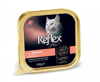 خوراک کاسه ای گربه رفلکس؛ تهیه شده ماهی سالمون