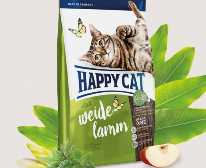 غذای خشک گربه هپی کت Weide Lamm سوپر پرمیوم؛ تهیه شده از گوشت بره