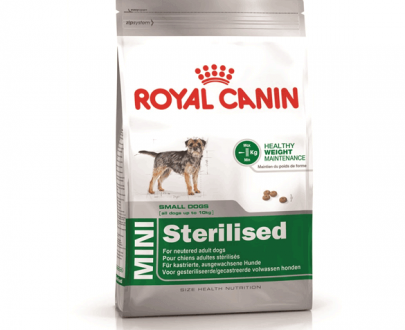 غذای خشک سگ رویال کنین Mini Sterilised؛ مخصوص سگ نژاد کوچک عقیم شده