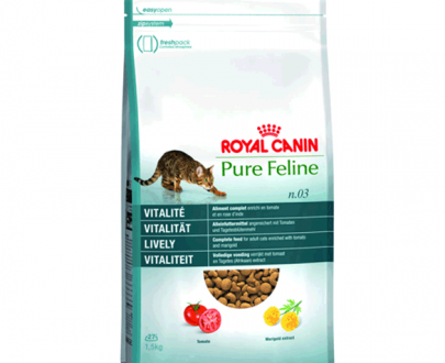 غذای خشک گربه رویال کنین Pure Feline n.03؛ برای شادابی و ضد افسردگی