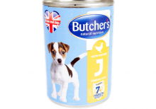 کنسرو توله سگ بوچرز Butchers؛ تهیه شده از گوشت مرغ