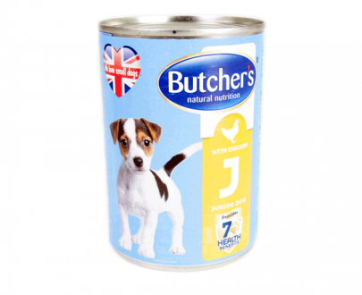 کنسرو توله سگ بوچرز Butchers؛ تهیه شده از گوشت مرغ