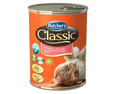 کنسرو گربه بوچرز Butchers Classic؛ تهیه شده از گوشت گاو