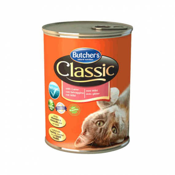 کنسرو گربه بوچرز Butchers Classic؛ تهیه شده از گوشت گاو