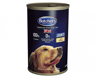 کنسرو سگ بوچرز Butchers Joints؛ تهیه شده از گوشت مرغ