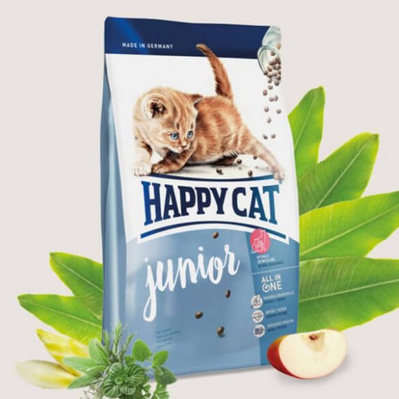 غذای خشک بچه گربه هپی کت Junior سوپر پرمیوم؛ مخصوص گربه های ۲ تا ۱۲ ماه