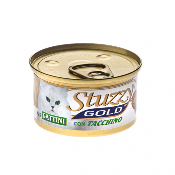 کنسرو گربه استوزی گلد Stuzzy Gold؛ تهیه شده از بوقلمون