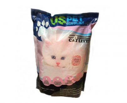 خاک کریستالی گربه US PET با رایحه گل؛ 3.8 لیتری