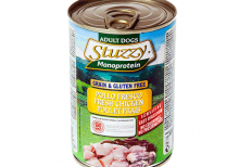 کنسرو سگ استوزی Stuzzy؛ تهیه شده از گوشت تازه مرغ؛ 400 گرمی