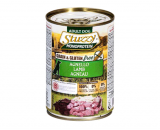 کنسرو سگ استوزی Stuzzy؛ تهیه شده از گوشت بره؛ 400 گرمی
