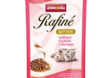 پوچ بچه گربه ژلاتینی رافینه انیموندا Animonda ؛ حاوی گوشت پرندگان و میگو 100 گرمی