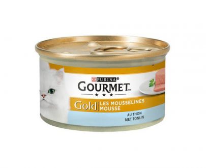کنسرو گورمه گلد Gourmet؛ تهیه شده از ماهی تن، 85 گرمی