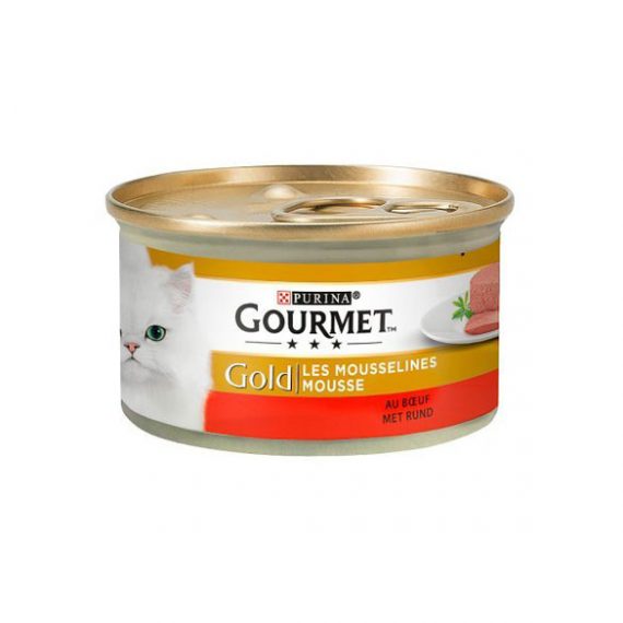کنسرو گورمه گلد Gourmet؛ تهیه شده از گوشت گاو، 85 گرمی