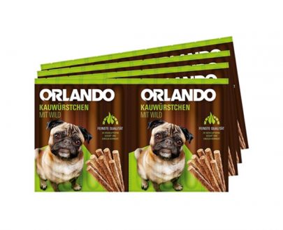 تشویقی مدادی سگ اورلاندو Orlando تهیه شده از گوشت شکار؛ بسته 8 عددی