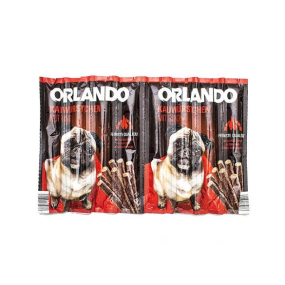تشویقی مدادی سگ اورلاندو Orlando تهیه شده از گوشت گاو؛ بسته 8 عددی