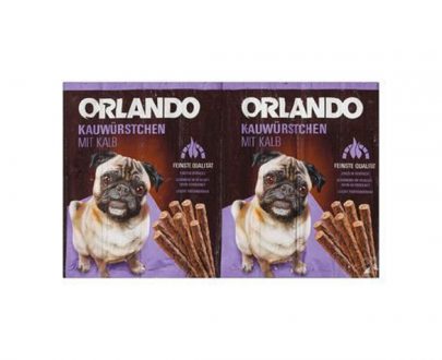 تشویقی مدادی سگ اورلاندو Orlando تهیه شده از گوشت گوساله؛ بسته 8 عددی