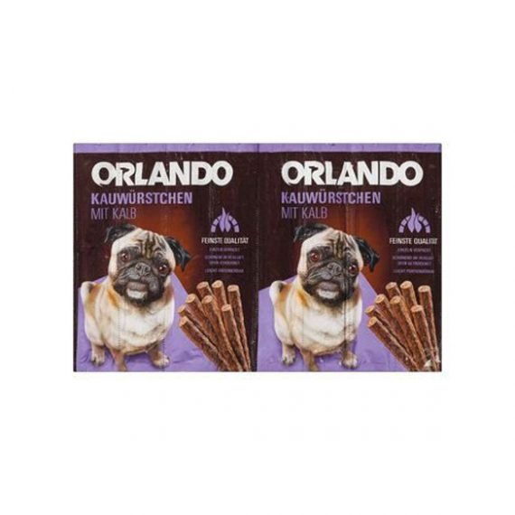 تشویقی مدادی سگ اورلاندو Orlando تهیه شده از گوشت گوساله؛ بسته 8 عددی