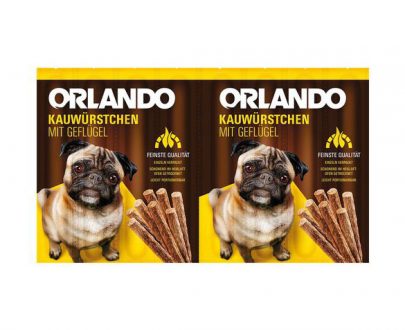 تشویقی مدادی سگ اورلاندو Orlando تهیه شده از گوشت مرغ؛ بسته 8 عددی
