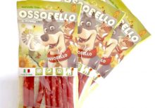 تشویقی گیاهی سگ اوسبلو Ossobello طرح میله ای؛ بسته 8 عددی